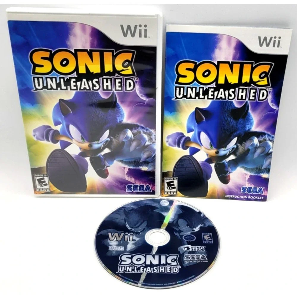 Sonic Unleashed NINTENDO Wii CIB COMPLETE IN BOX